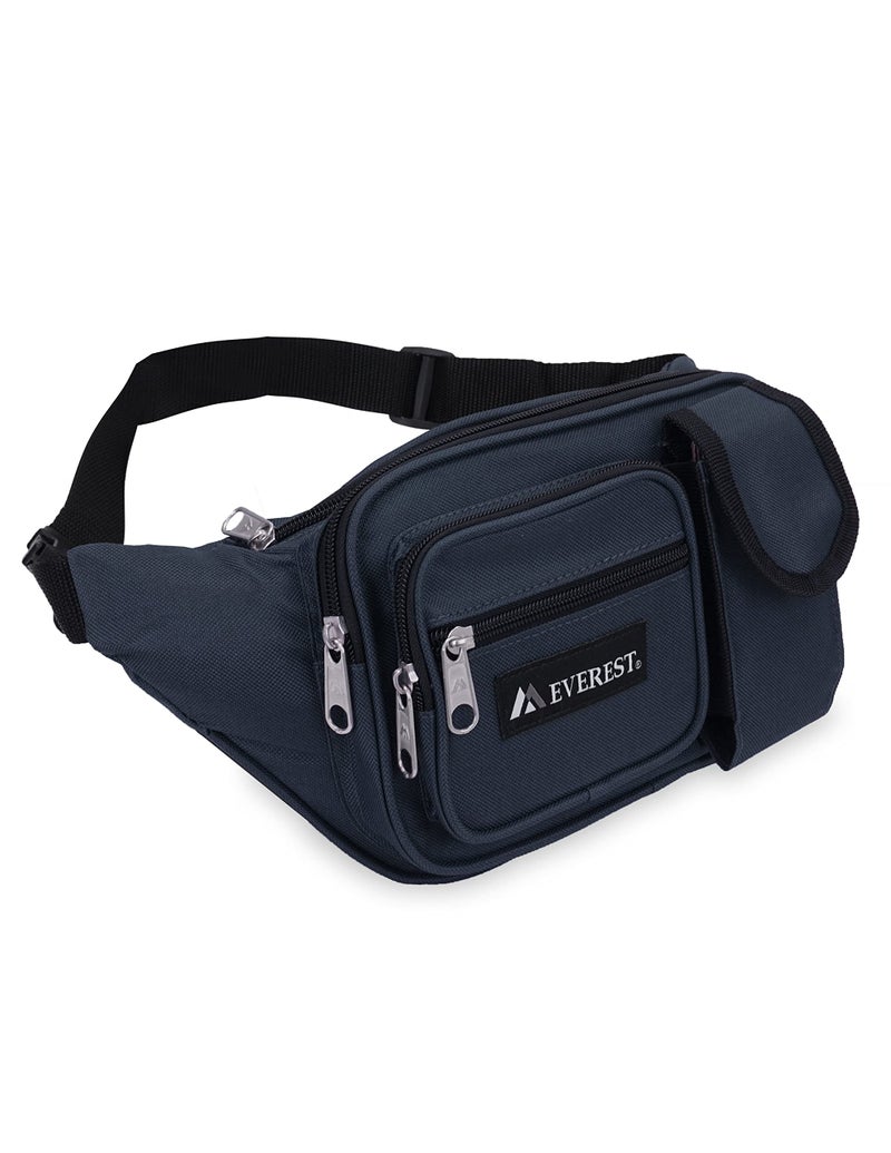Everest Multiple Pocket Waist Pack, Navy, One Size - Image 1